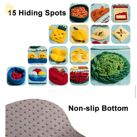 AS IS New Extra Large dog treat snuffle mat - refrigerator theme - Picture 7 of 11